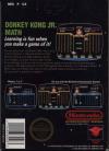Donkey Kong Jr. Math Box Art Back